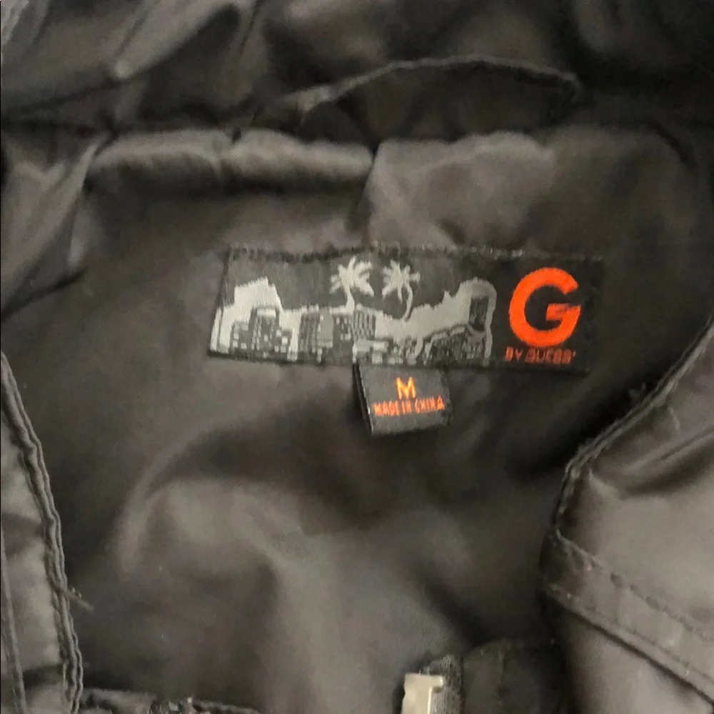G by Guess Black Lightweight Jacket with Matte Finish - Picture 4 of 10